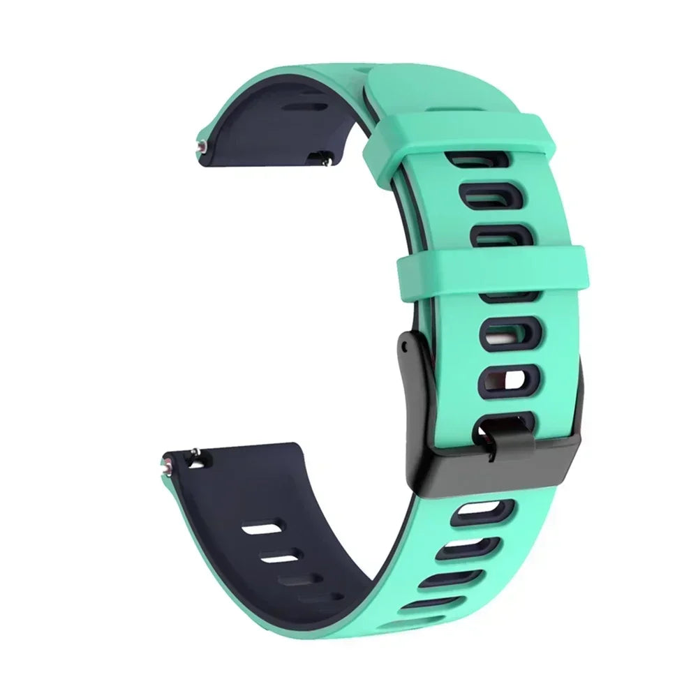 Flexibles Silikonarmband 20/22mm – Komfort - Stil für Huawei, Garmin - Samsung