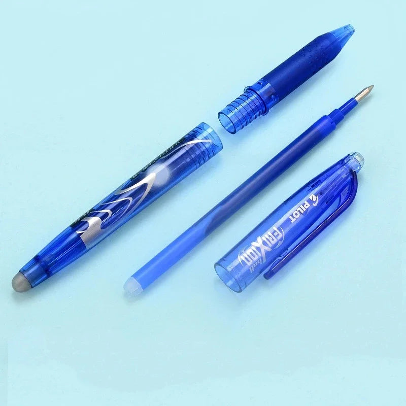Löschbarer Gelstift 0,5 mm mit blauer, schwarzer - roter Tinte für Büro - Schule