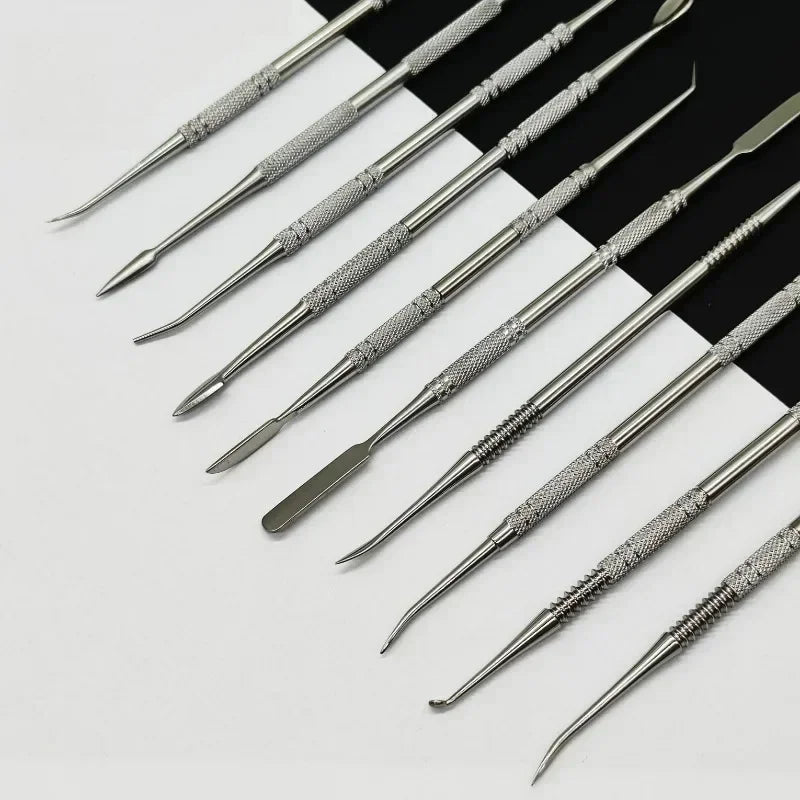 10-teiliger Satz Edelstahl Ton- und Modellierwerkzeuge für Polymer Clay