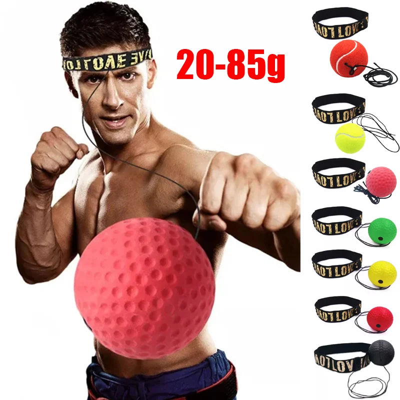 Effektives MMA Training: PU Speed Ball mit Stirnband für schnelle Reaktion