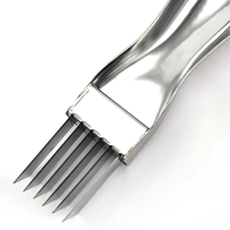 Manueller Zwiebelschneider aus Kunststoff für einfache Küchenarbeit