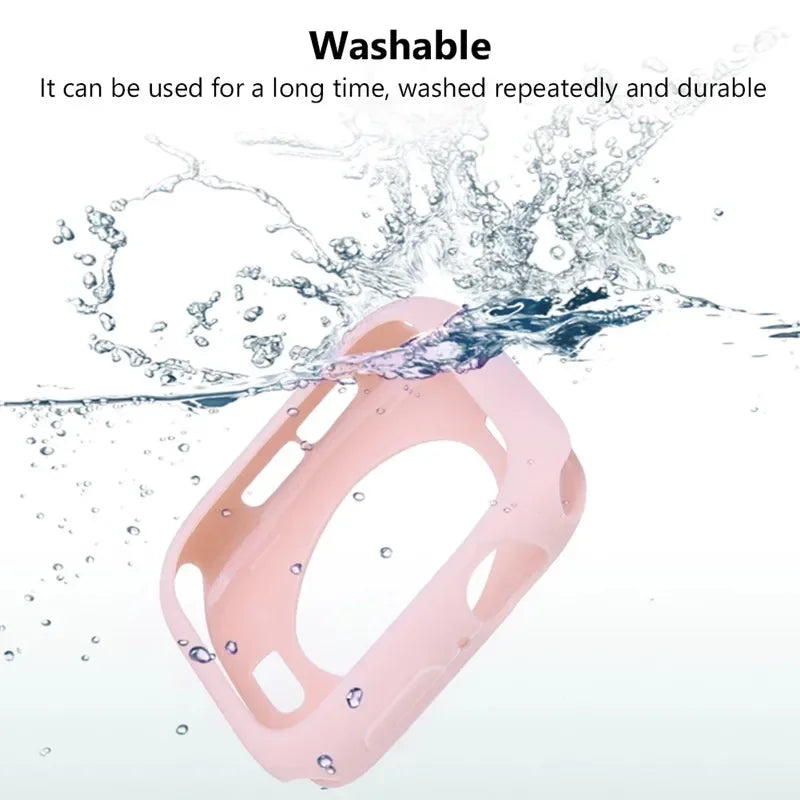 Weiche Silikon-Schutzhülle für Smartwatches 38-45 mm vielseitig passend