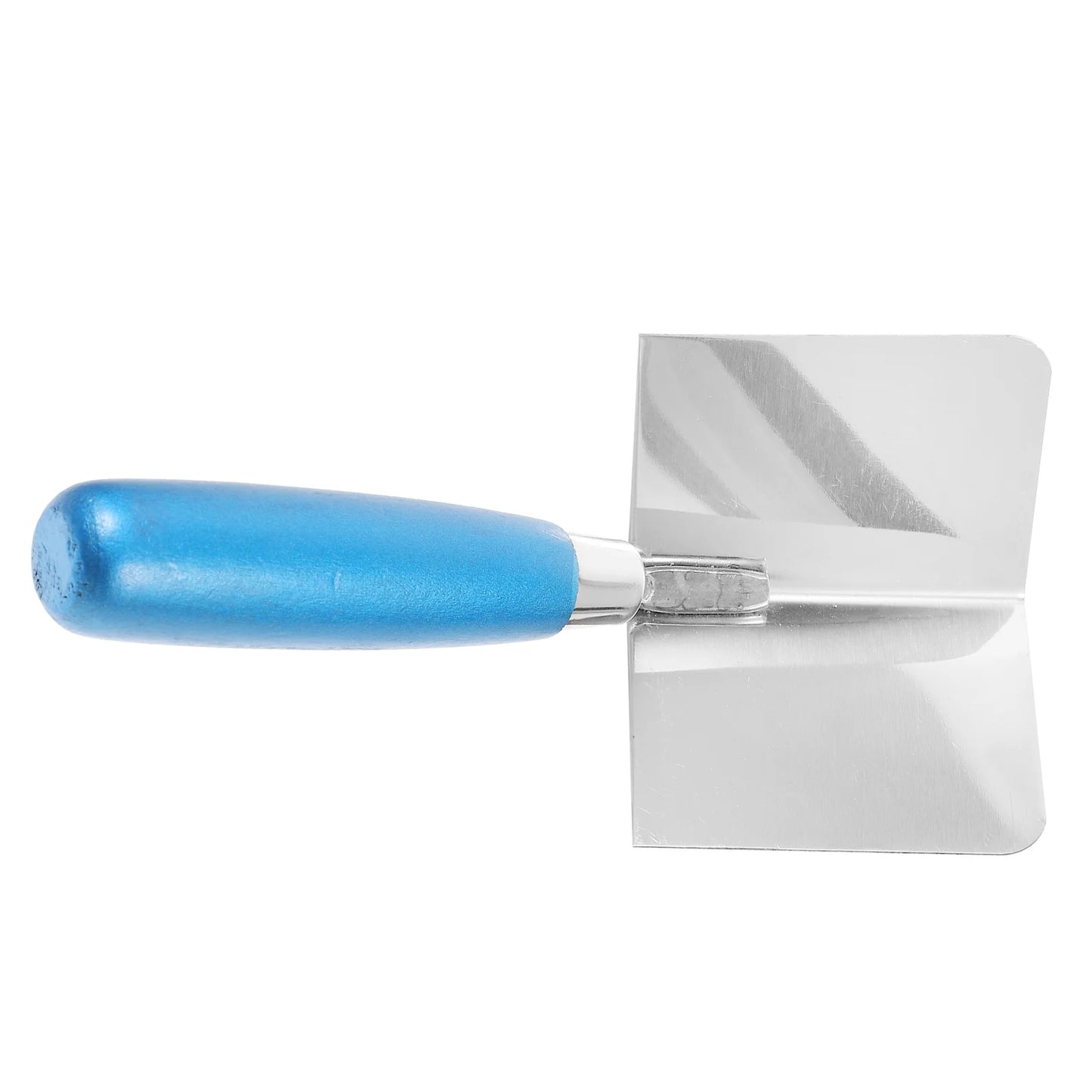 Ergonomische Edelstahlkelle mit Holzgriff – Präzises Spachteln in Blau, 1 Stück
