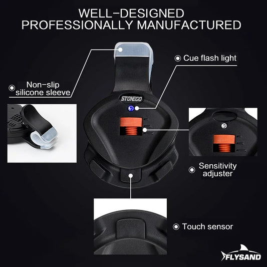 Sensibler Elektronischer Bissanzeiger Ton Alarm für Angler