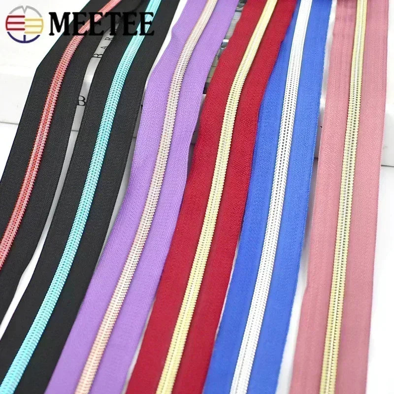 Nylon Reißverschlussband Bunt für Nähen DIY Reparatur Taschen Kleidung