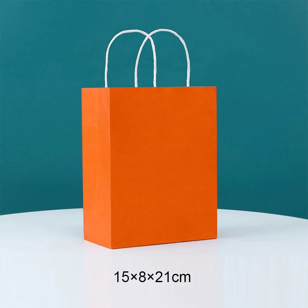 Papier Geschenktüten mit Griffen – 10 Farben, versch. Größen für Feiern