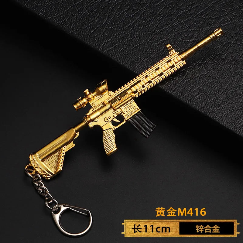 Spielzeugpistole Schlüsselanhänger aus Metall als Geschenk für Männer Jungen