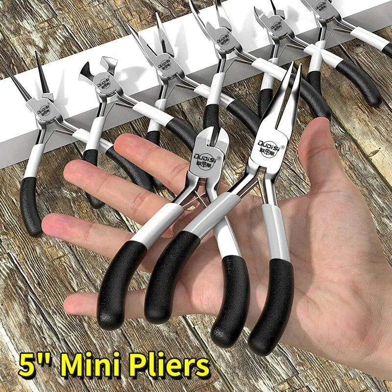 Präzisions Zange für Schmuck DIY - Handwerk – Diagonal Rund Spitz Gebogen