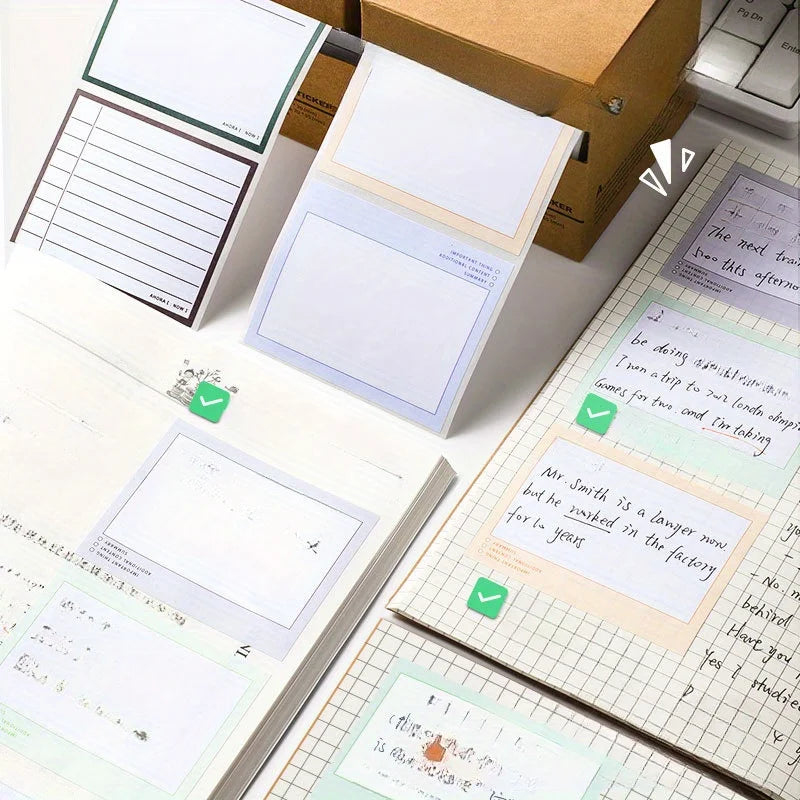 256 Blatt bunte selbstklebende Haftnotizen für Studium und Büro