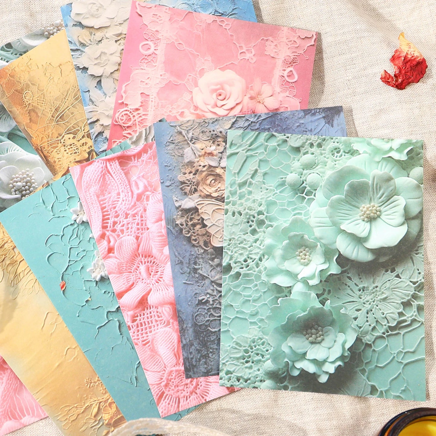 30-teiliges Vintage-Materialpapier Scrapbooking-Set für DIY Tagebuch