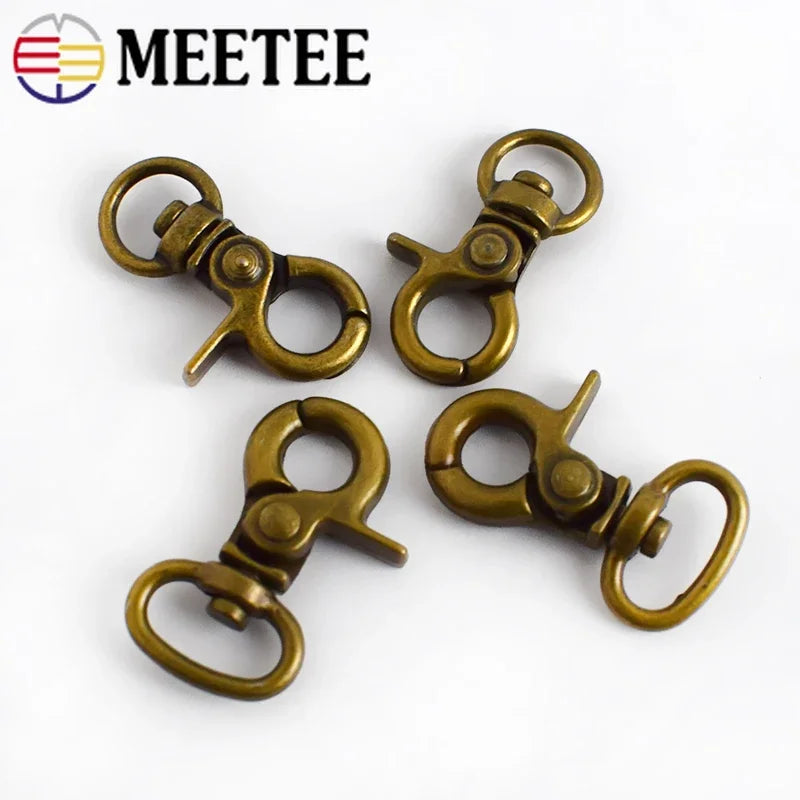 Drehbare Metall Karabiner Verschlüsse für Taschen und Leinen DIY Zubehör