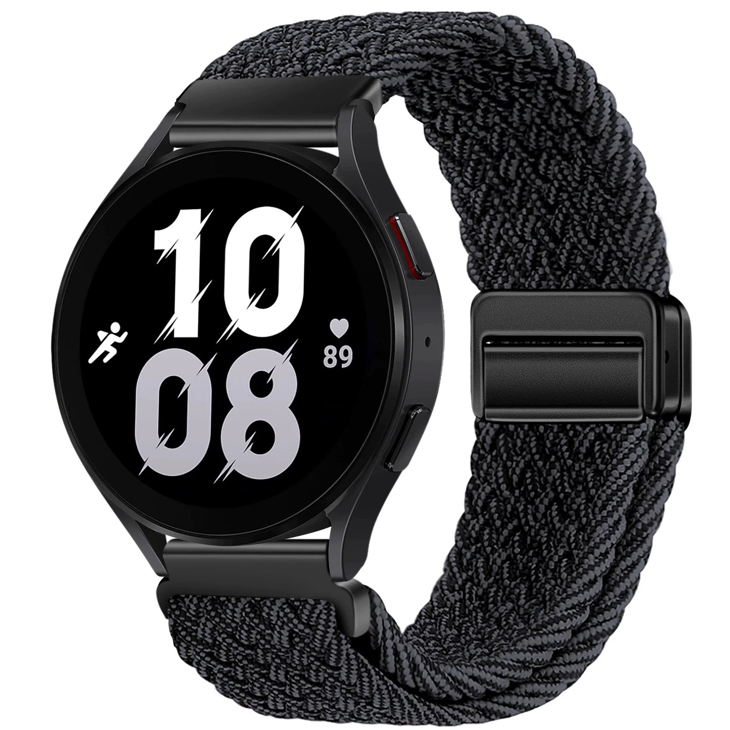 Magnetisches Nylonarmband 20/22mm für Smartwatches mit Schlaufenverschluss