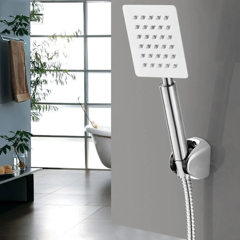 Edelstahl Handbrause mit Booster-Effekt | Silikon Wasserauslass Design