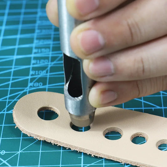 Vielseitiger Leder Locher Set Titan für Uhrenarmband Stoff