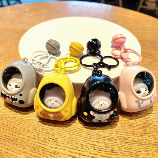 Niedlicher Bär Schlüsselanhänger mit kleinem Nachtlicht zum Aufhängen