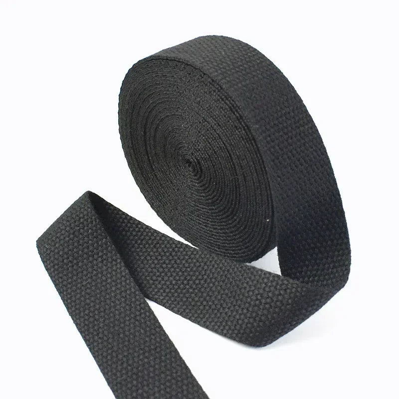 4M Polyester/Nylon Gurtband 1.3mm dick, 20-50mm breit für DIY Nähen Rucksäcke