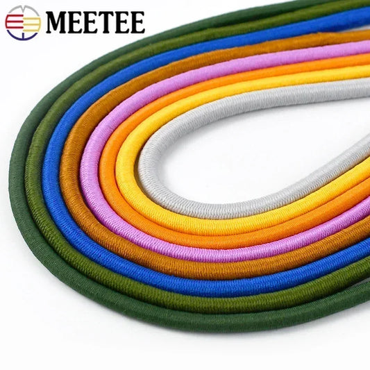 Flexibles 4mm Gummiband für DIY Kleidung, Haarbänder, Nähen