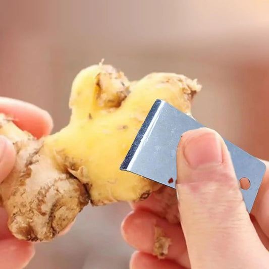 Multifunktionaler Schäler aus Edelstahl für Knoblauch Gemüse und Obst