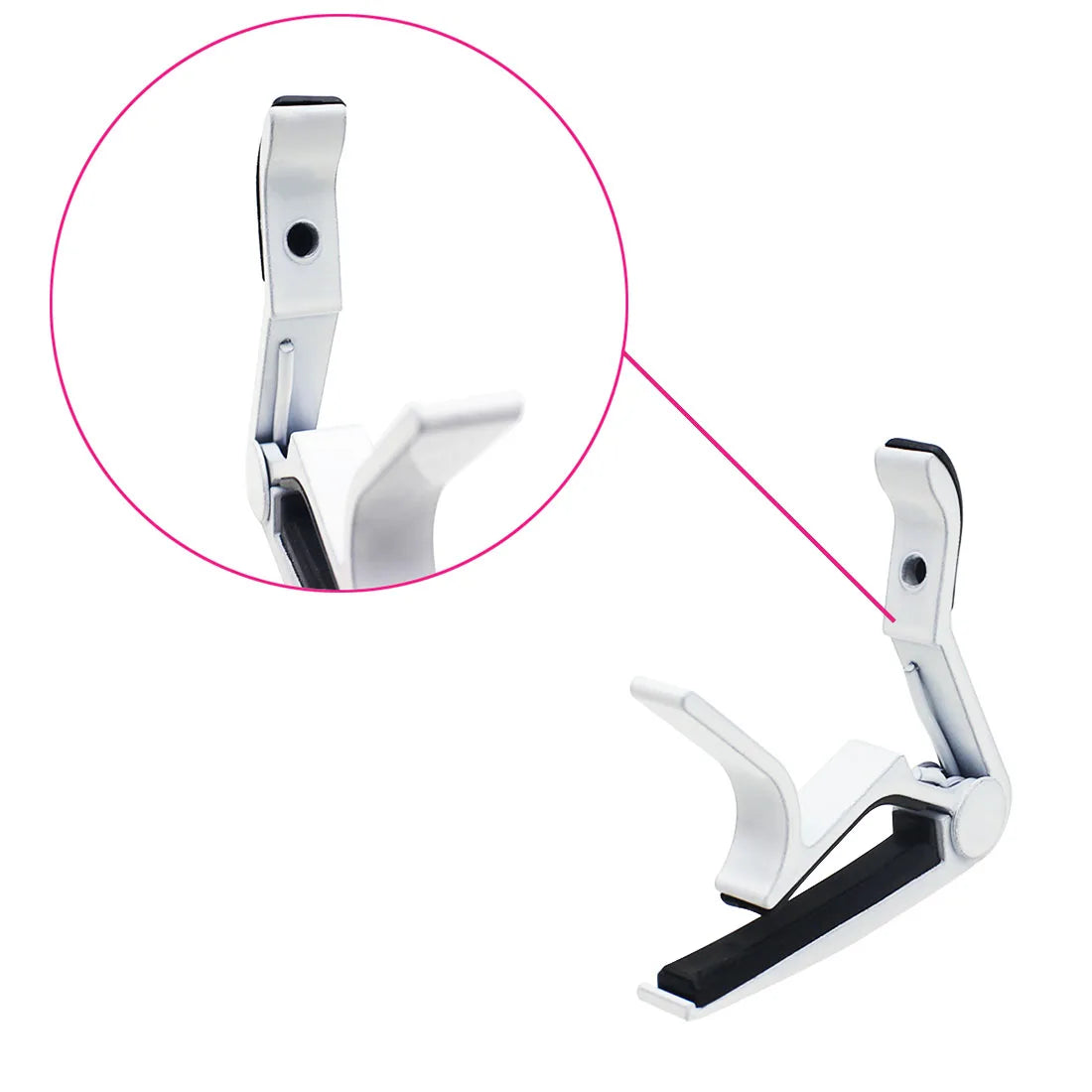 Universeller Capo für 6-saitige akustische und klassische Gitarren Metallclip