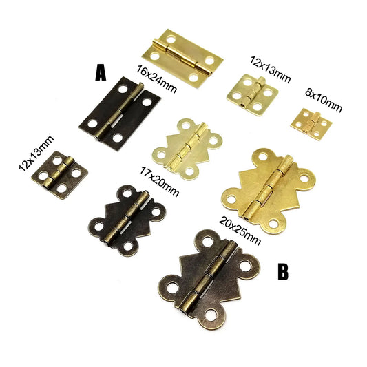Mini-Schmucktruhe aus antikem Messing für kreative Geschenke