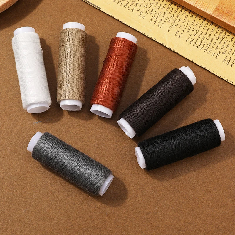 6 Farben Garn-Nähgarn-Rollenmaschine, Handstickerei, langlebig 400 Yard