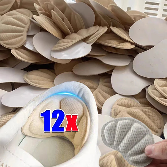 Sport Fersenpolster 4D Schwamm Weich Anti-Reibung Verstellbar Fußpflege 2 Stk.