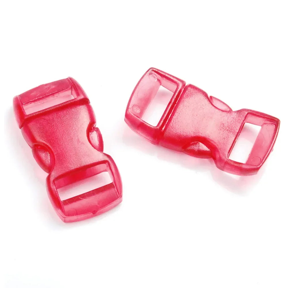 Vielseitige 10mm Kunststoff Schnellverschluss Schnallen DIY Zubehör