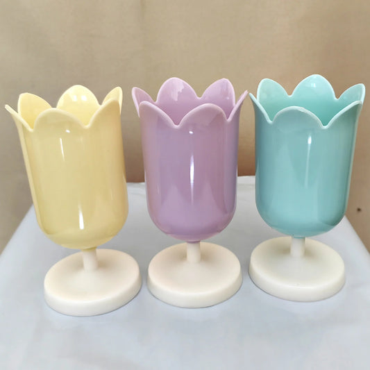 Tulpenförmiger Stifthalter Make-up Pinselhalter kreativer Schreibtisch Organizer