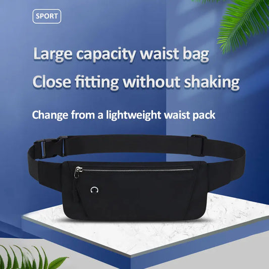 Unisex leichte Sport Hüfttasche mit verstellbarem Riemen für Alltag