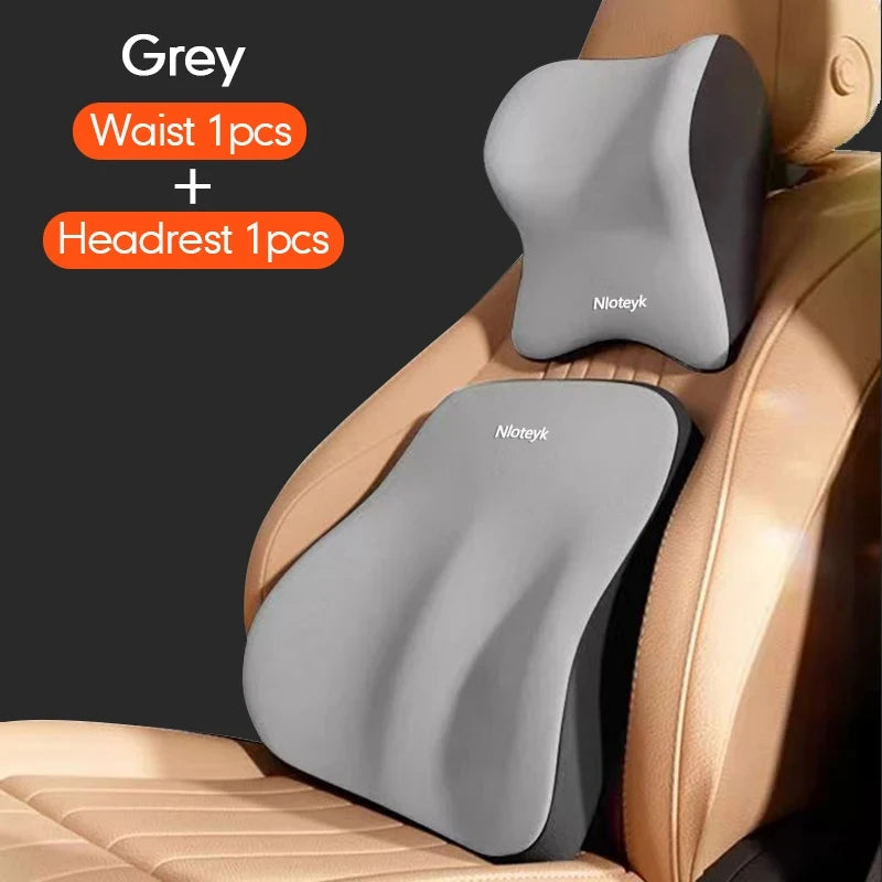 Ergonomisches Auto Lendenstützkissen mit Memory Foam – Komfort - Rückenschutz