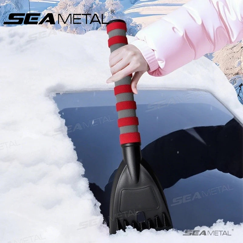 Robuster Auto-Eisschaber mit Schneeschaufel für winterliche Reinigung