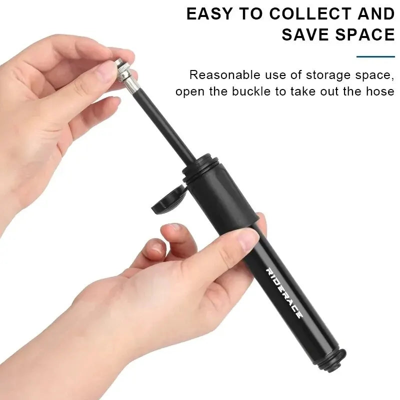 Tragbare Mini Fahrradpumpe Handluftpumpe für MTB Rennrad Ventile