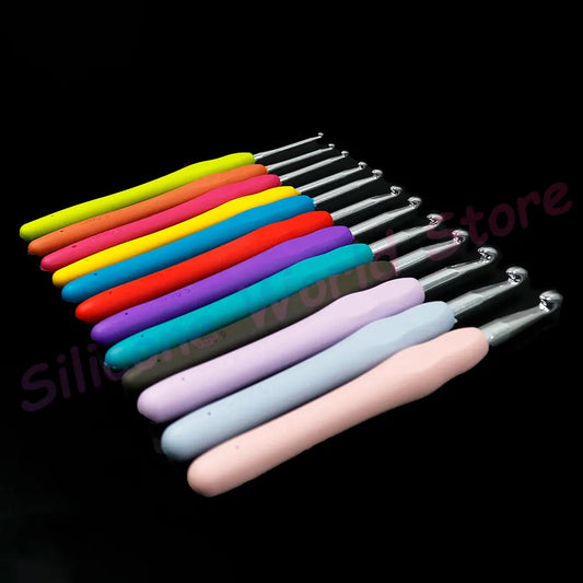 45/37 teiliges buntes Häkeln und Stricken Werkzeug Set mit Aufbewahrungstasche