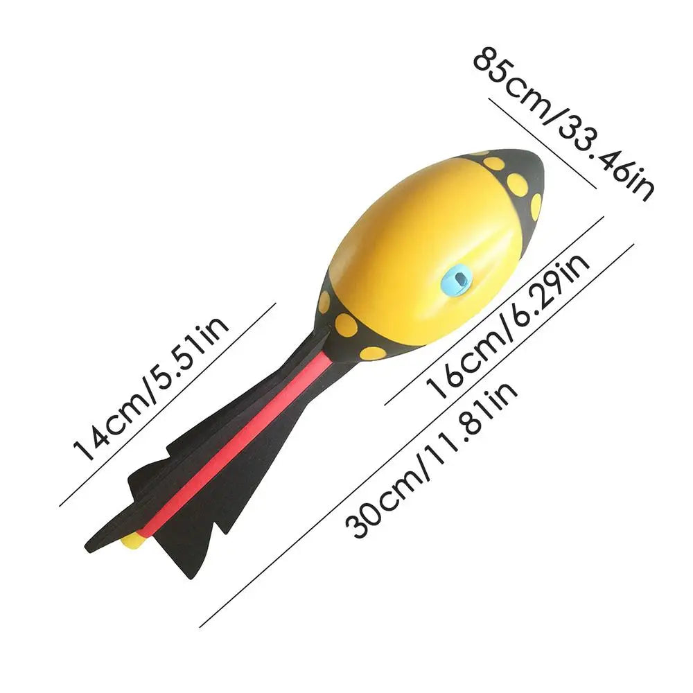 Pfeifender Vortex Schaum Wurfball für Kinder – Spaß Outdoor Sportspielzeug