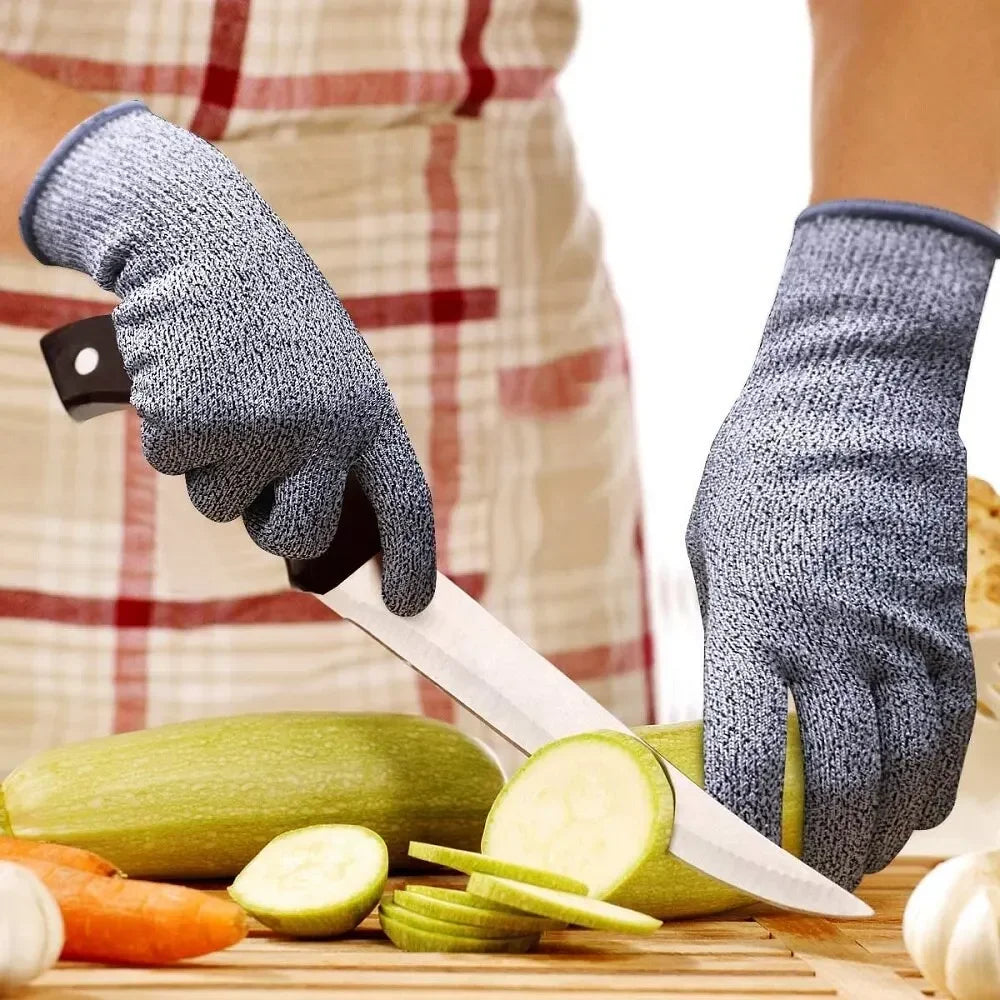 Hochfeste Anti-Schnitt-Handschuhe für Küche und Garten, sicher - bequem