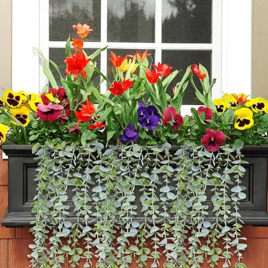 10er Set Künstliche Eukalyptus-Girlande für Hochzeit, Garten - DIY Deko