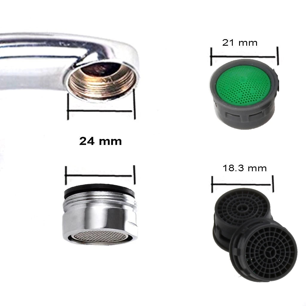 20x Wassersparende Küchenarmatur Bubbler Luftsprudler Filter Messing Einsatz
