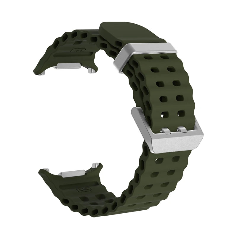 Marine Silikonarmband für Samsung Galaxy Watch Ultra 47 mm 2025 Modell