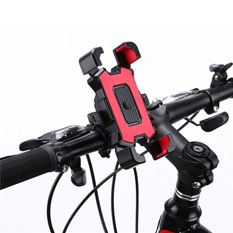 Sichere - robuste Fahrrad Telefonhalterung für Rohre 1,7–3 cm, 4 Farben, bis 500g