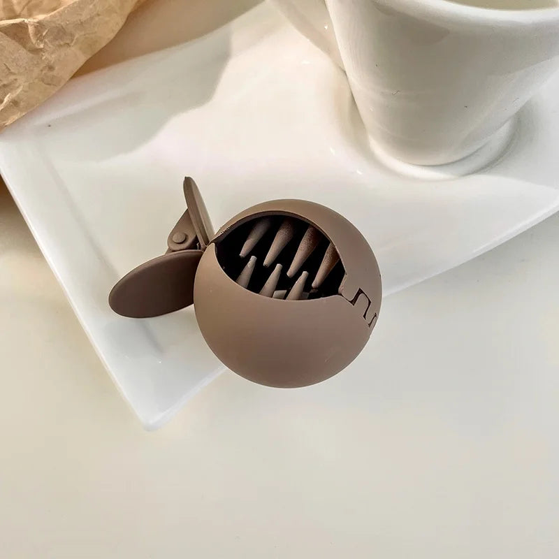 Frosted Mini Krabben Haarclip – Sicherer Halt - stylisher Y2K Look für Frauen