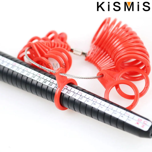 Präzises Kunststoff Ringmaß für einfache Schmuckgrößenmessung