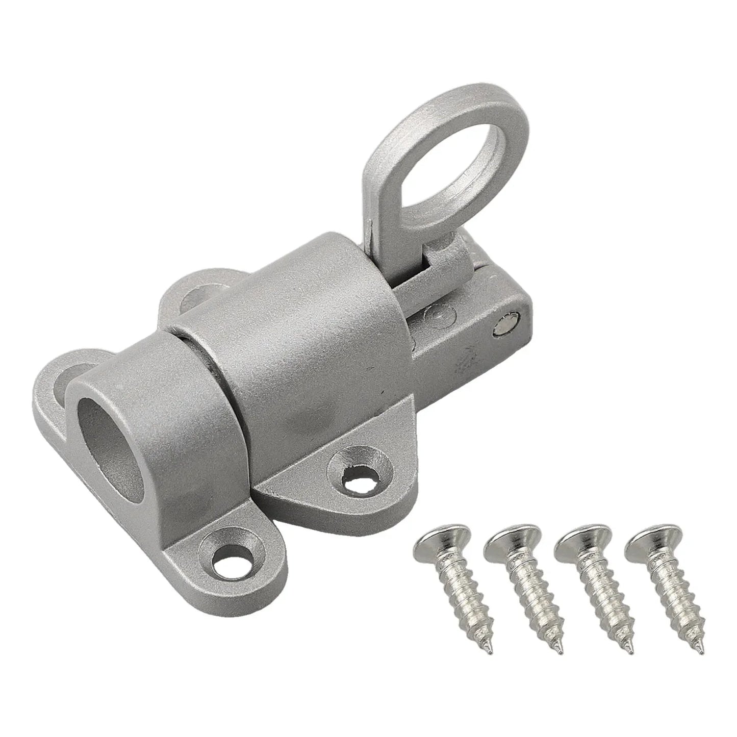 Automatischer Aluminium Torschloss Zugfeder Türriegel Riegel Schwarz