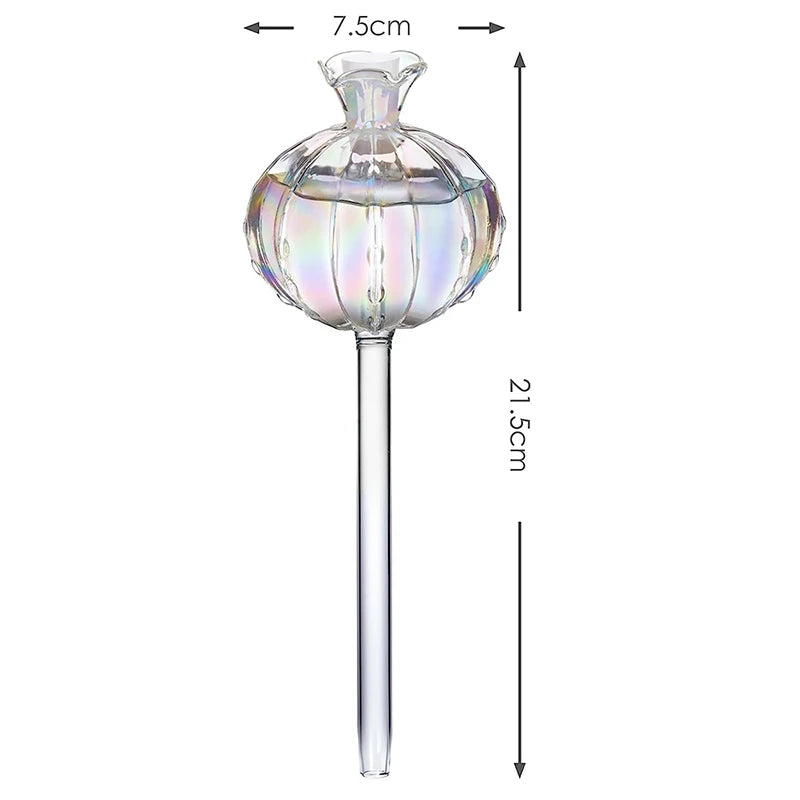 Nachhaltige Pflanzenpflege: Automatische Glas-Glühbirnenbewässerung für Zimmerpflanzen