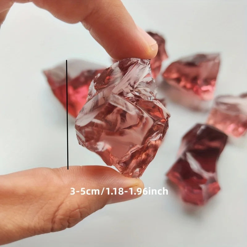 Vielseitiges weinrotes Glas für Deko und Schmuck DIY