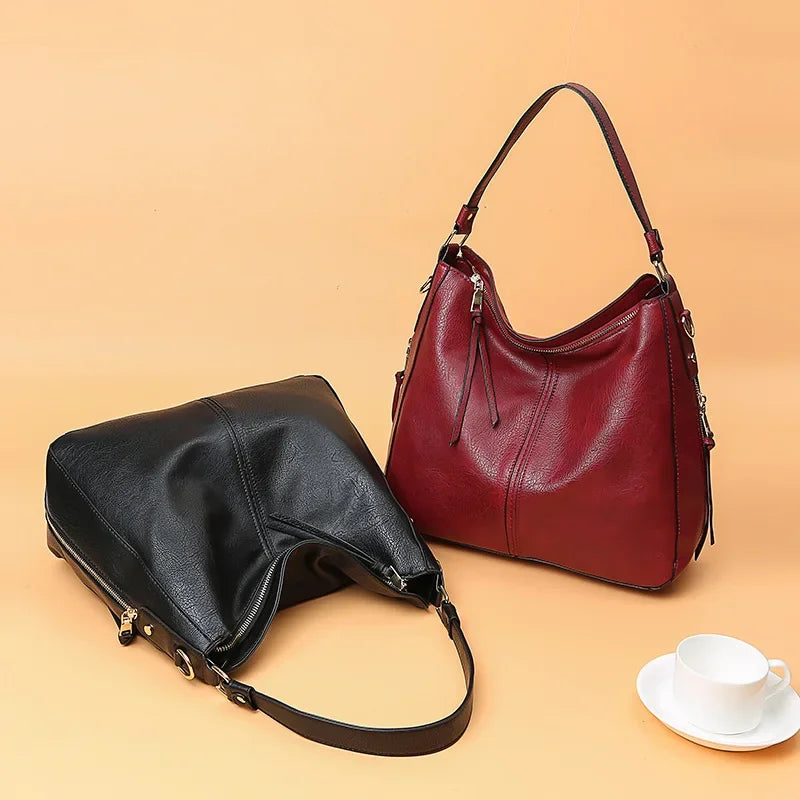 Große Damen Umhängetasche – Vielseitige Schultertasche für Alltag & Einkauf