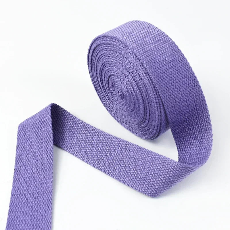 4M Polyester/Nylon Gurtband 1.3mm dick, 20-50mm breit für DIY Nähen Rucksäcke