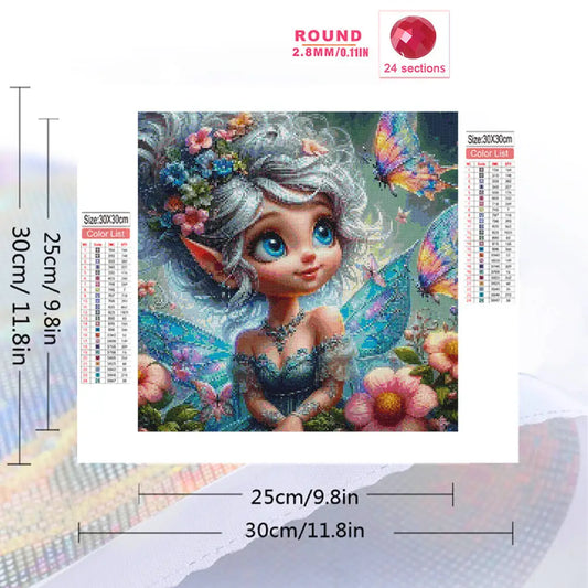 DIY Diamant Mosaik Set Bär Motiv Runde Diamant Malerei zum Selbermachen