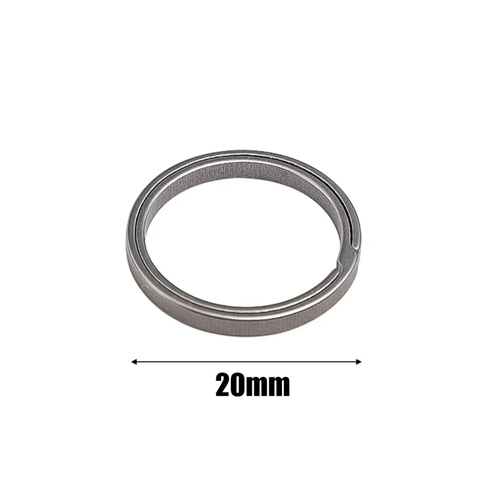 Superleichter Titan Schlüsselanhänger O-Ring Schnalle für Auto Geschenk