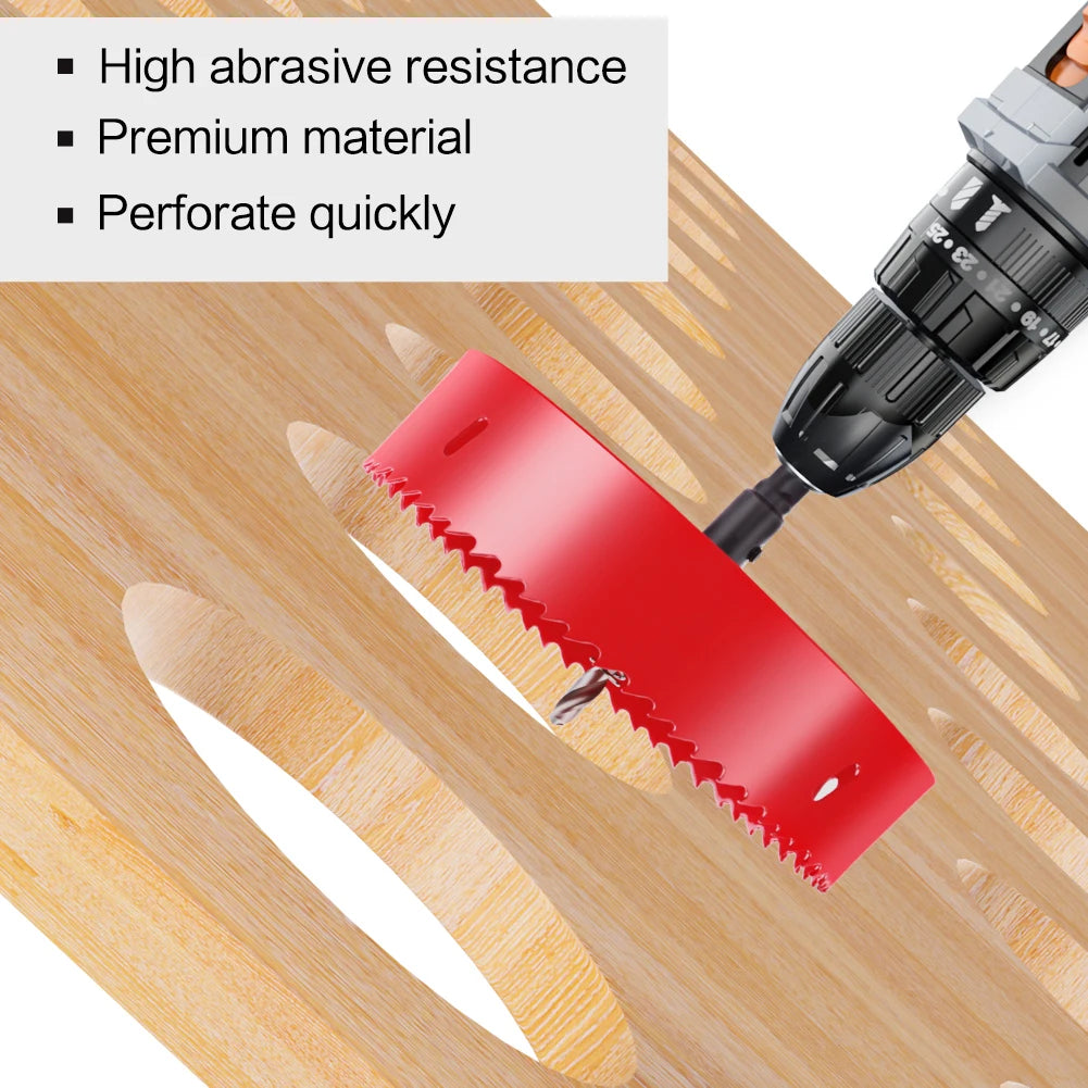 Vielseitige 15-200mm Lochsäge HSS M42 Bimetall für Metall Holz Kunststoff DIY
