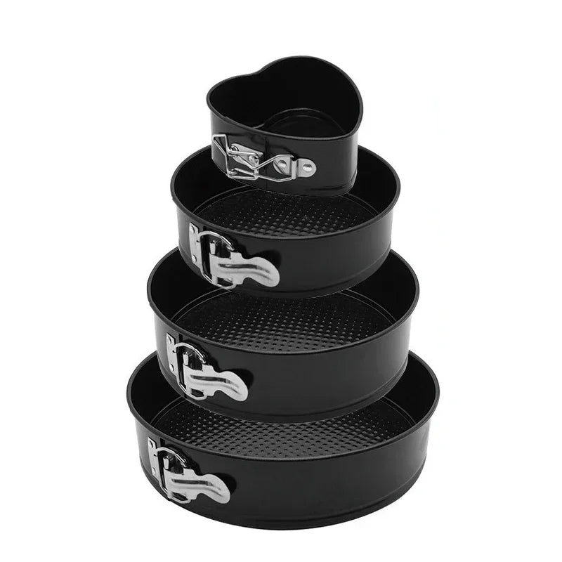 Antihaft-Kuchenform Rund mit Abnehmbarem Boden – Carbonstahl Backform